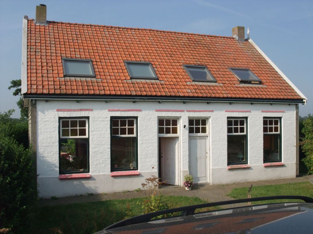 Buitenschilderwerk wit huis